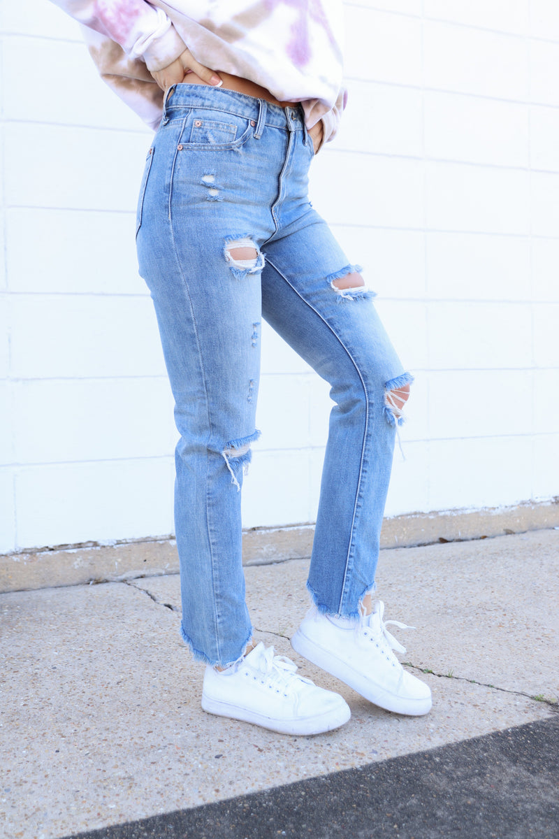 High + Mighty Distressed Denims