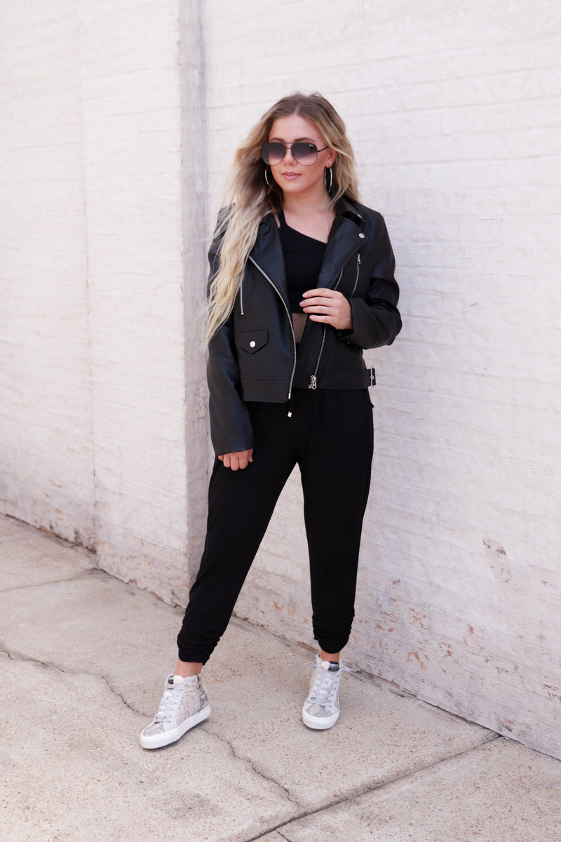 Harley Faux Leather Jacket