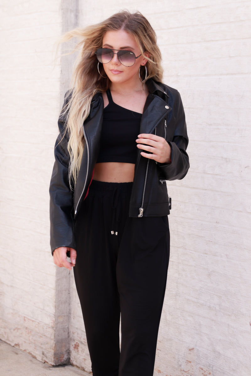 Harley Faux Leather Jacket