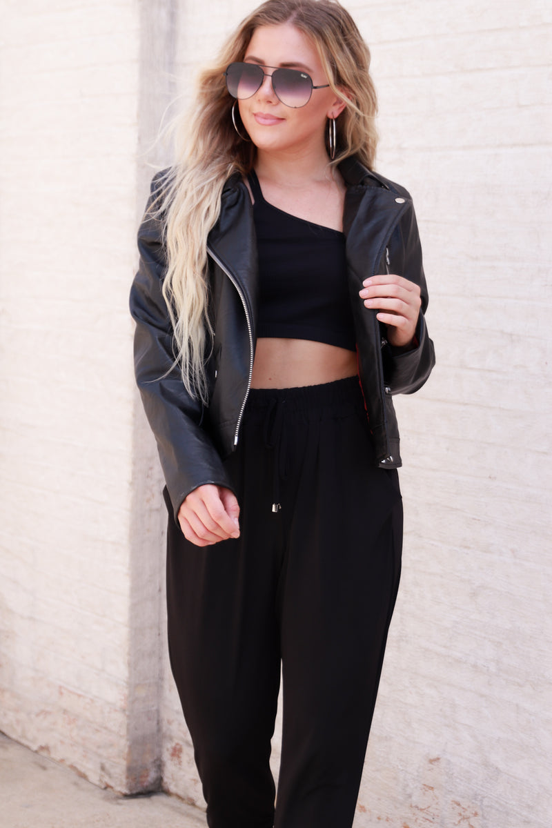 Harley Faux Leather Jacket