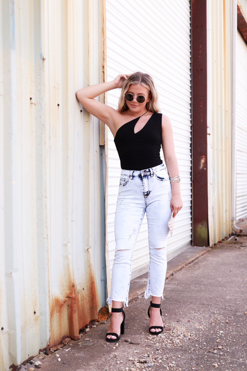 Ice Blue Acid Wash Jeans