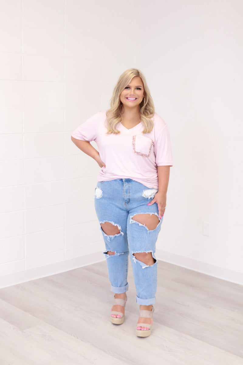 Floral Pocket Tee