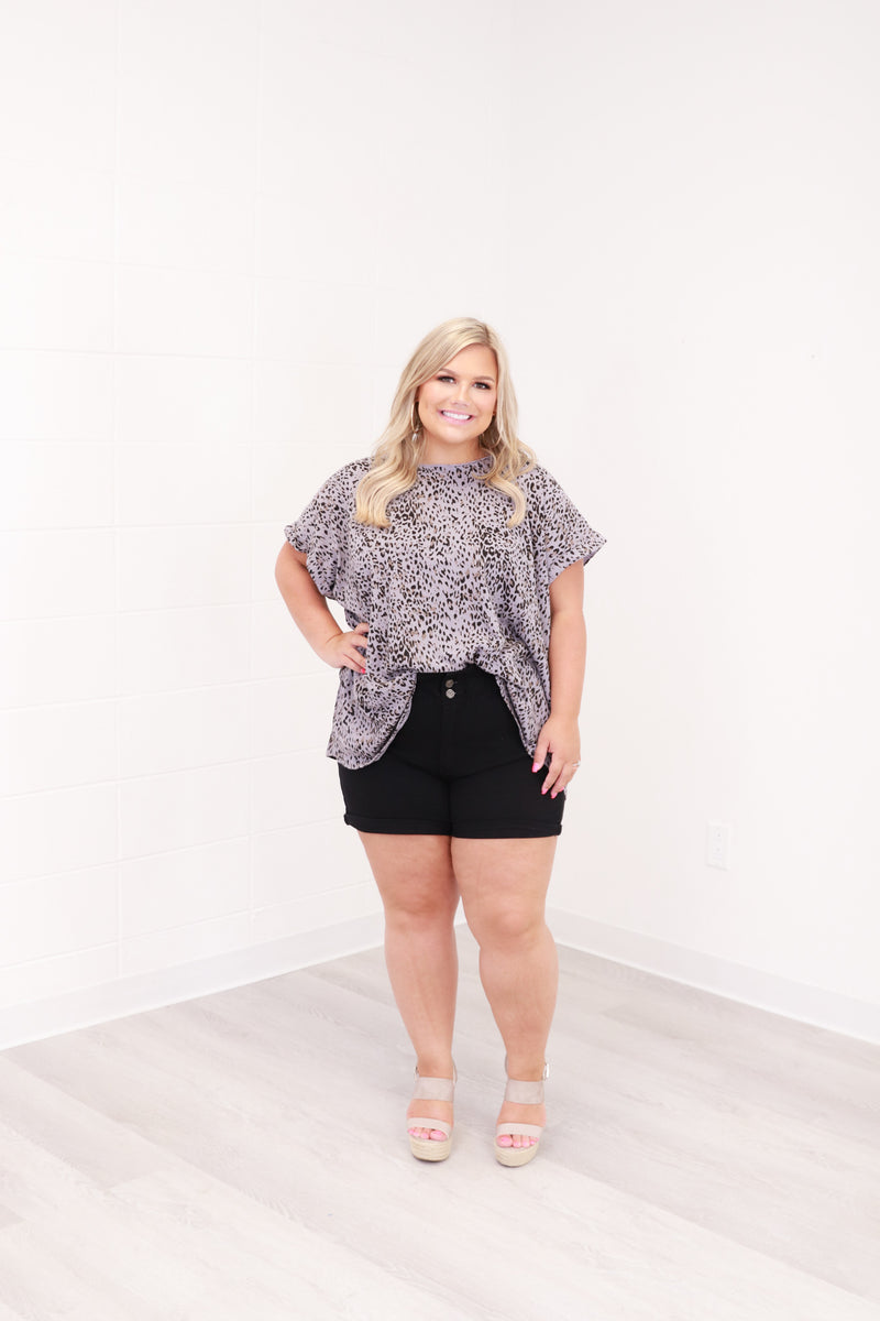 Paper Bag Cuffed Shorts