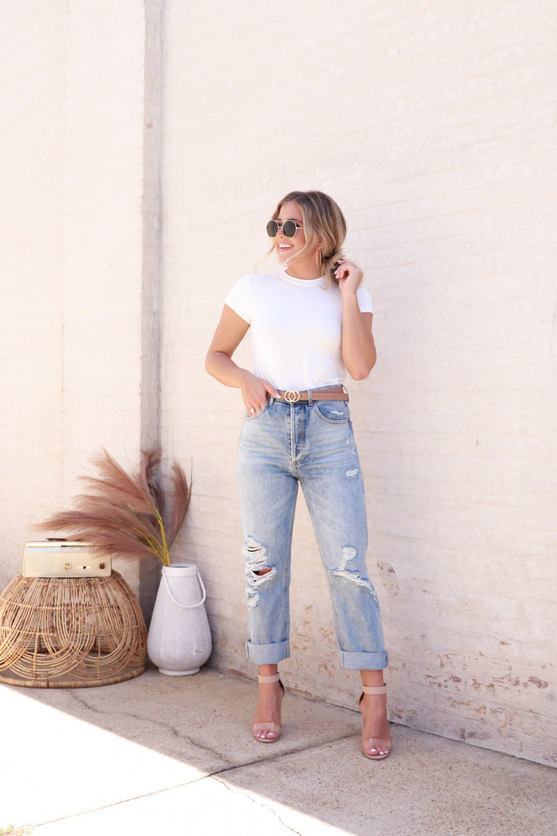 Fitted Boyfriend Top