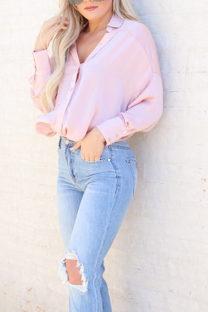 Lady In Pink Blouse