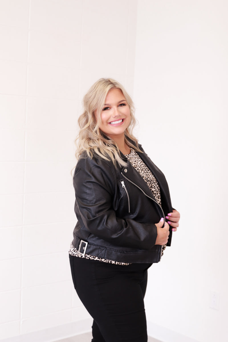 Harley Faux Leather Jacket