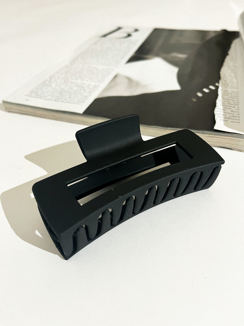 Matte Black Hair Clip