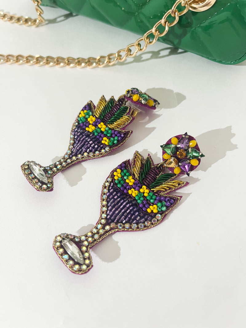 Mardi Party Earrings