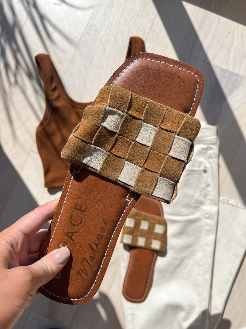 Cross Paths Sandals