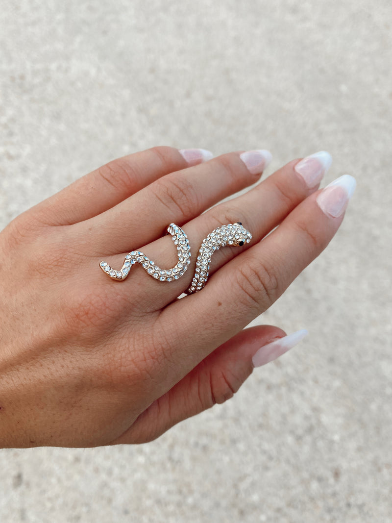 Diamond Back Snake Ring